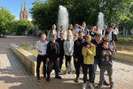 Sz�nh�zban j�rtunk az �t�dikes tanul�kkal